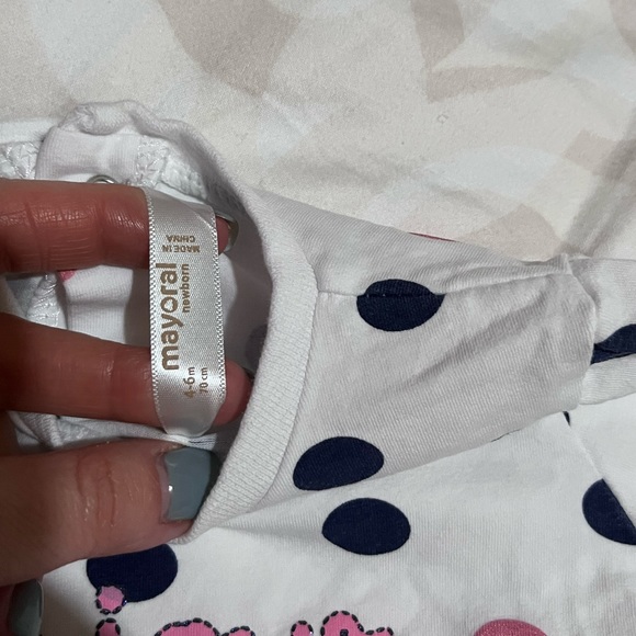 🌻3/25$ Mayoral baby girl Bonjour top - 4/6 months - Picture 3 of 5